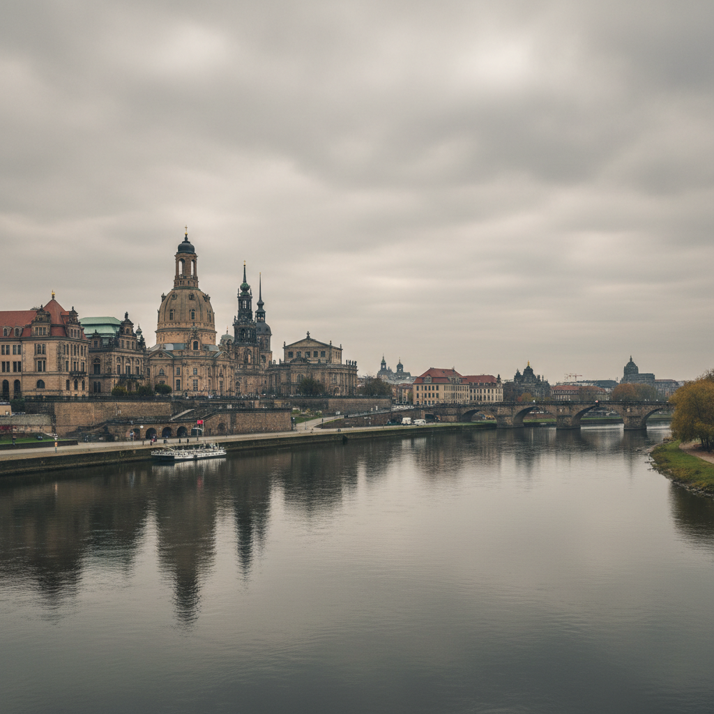 Dresden erlebt heute 18°C bei strahlendem Sonnenschein