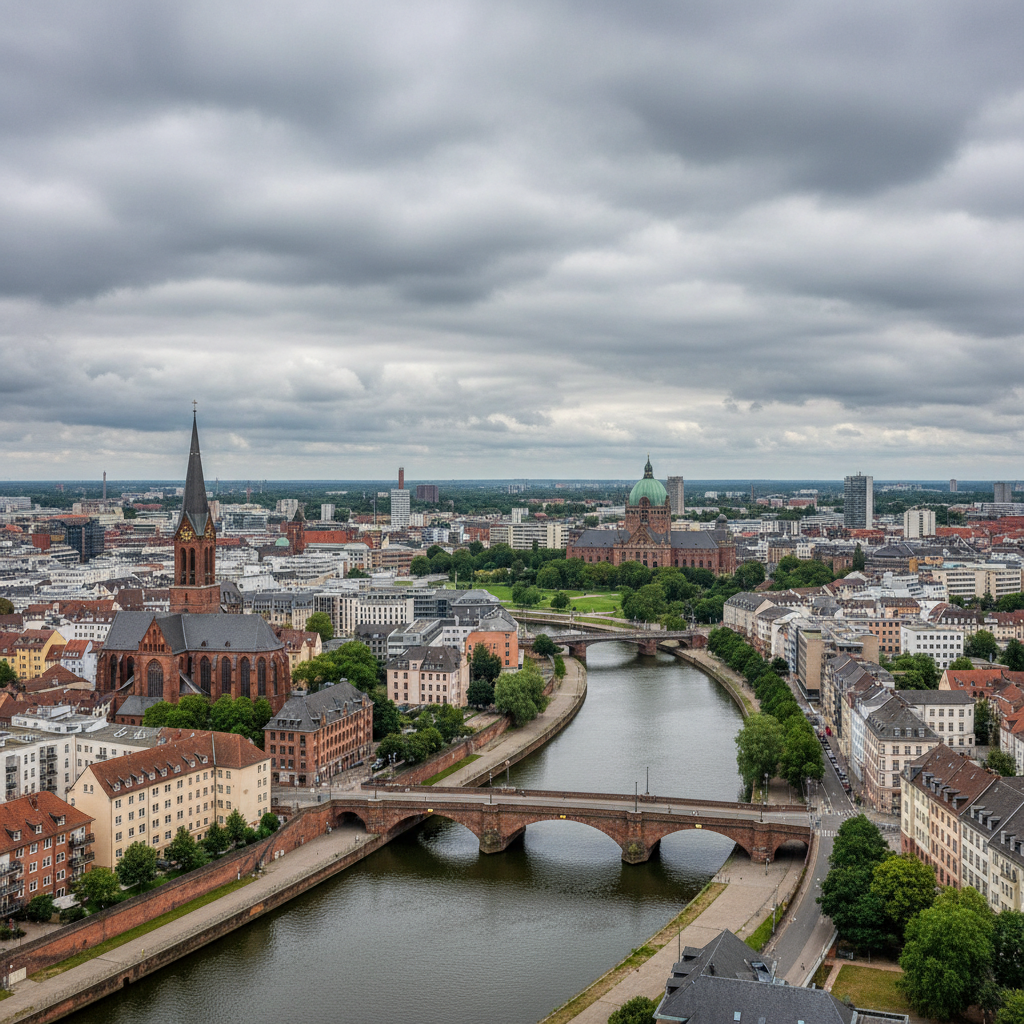 Hannover heute: 22°C mit vereinzelten Wolken am Himmel