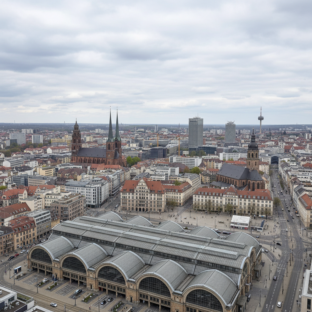 Leipzig erwartet wolkigen Himmel bei milden 23 Grad Celsius heute