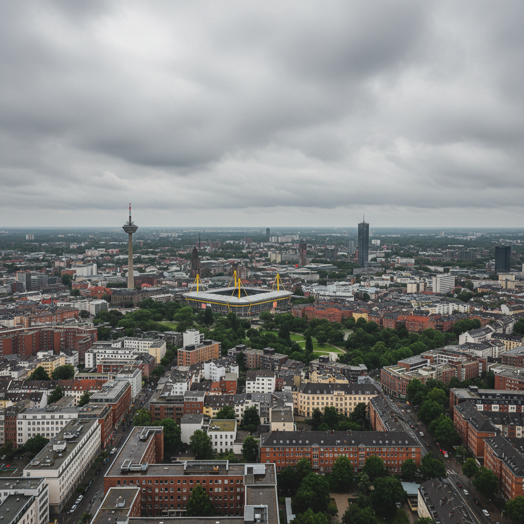 Dortmund heute: 18°C und bewölkter Himmel erwartet
