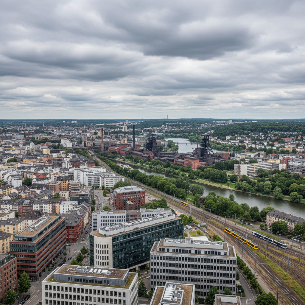 In Essen wird es heute bei 19°C vereinzelt regnen