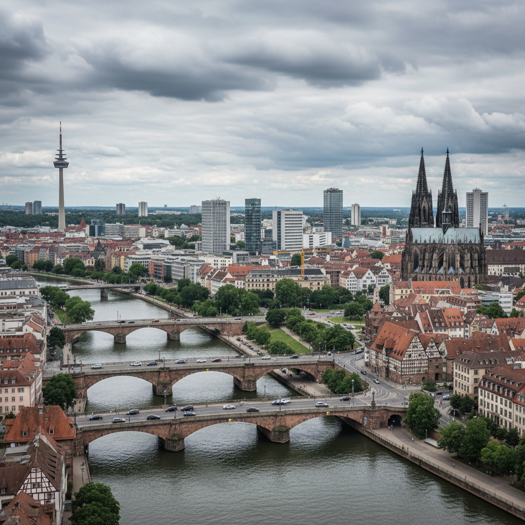 Deutschland erwartet heute strahlenden Sonnenschein und Temperaturen um 21°C.