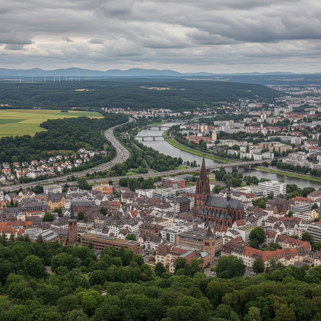 Deutschland erlebt heute wechselhafte Bewölkung mit Temperaturen um 21°C