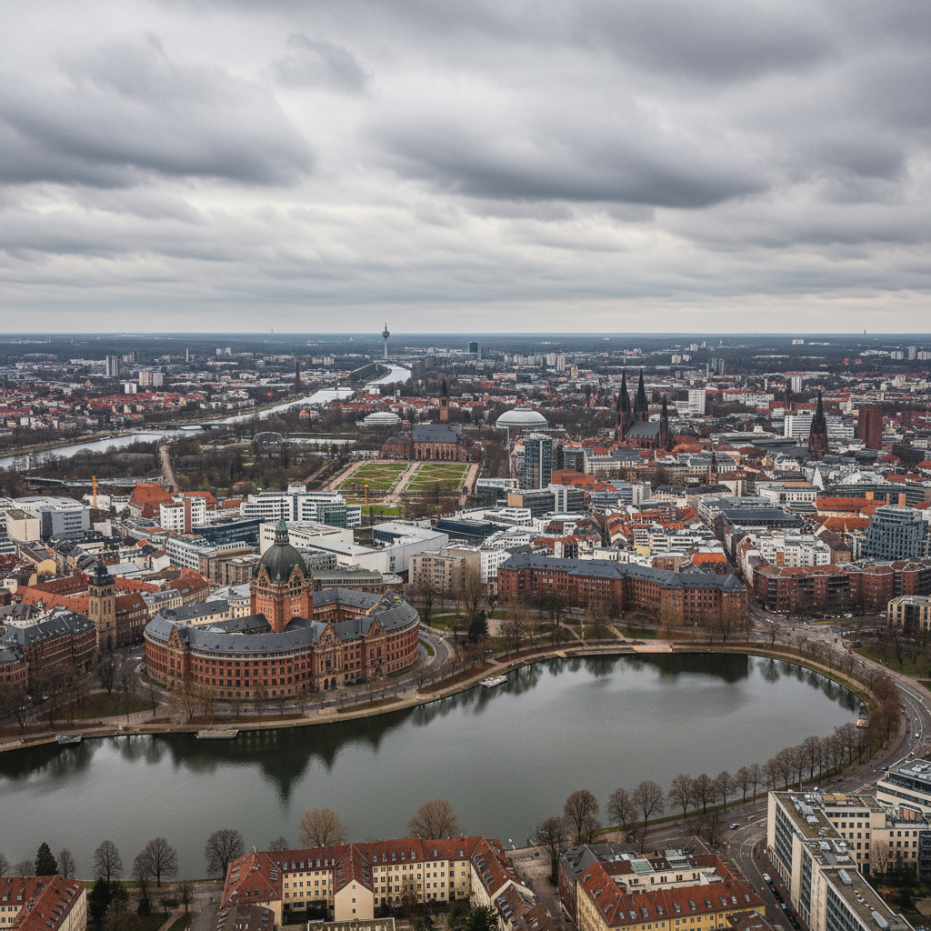Hannover erlebt heute strahlenden Sonnenschein bei angenehmen 18°C