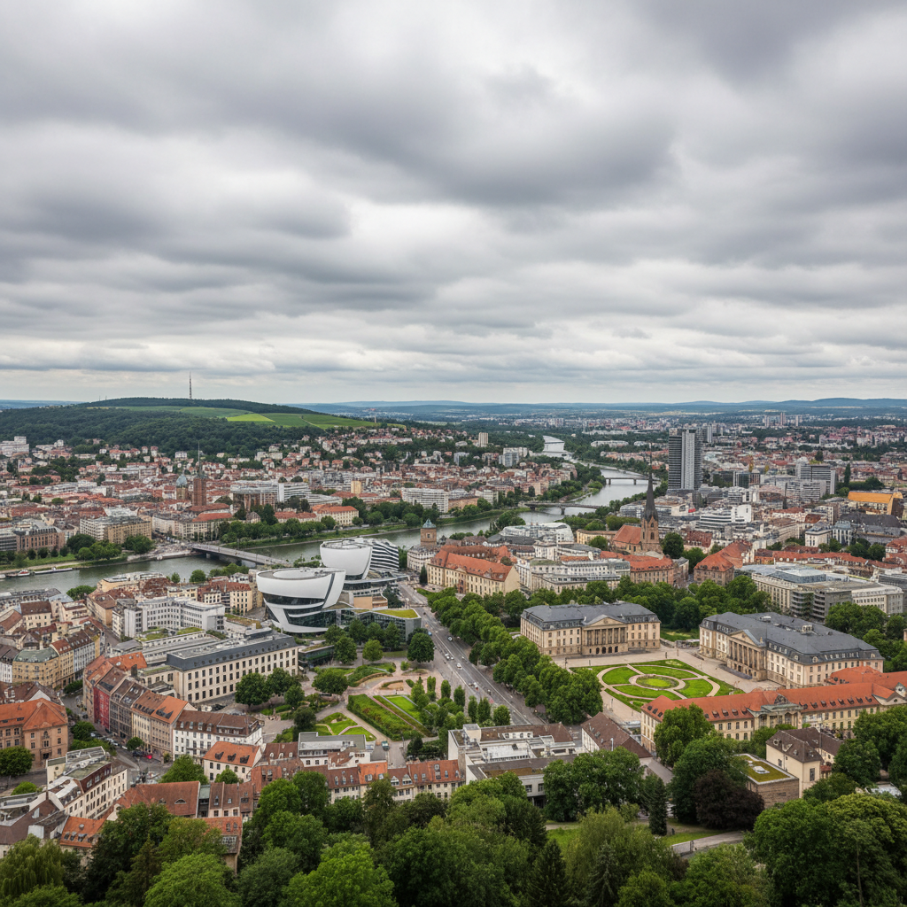 Stuttgart erwartet einen bewölkten Tag mit Temperaturen um 29 Grad