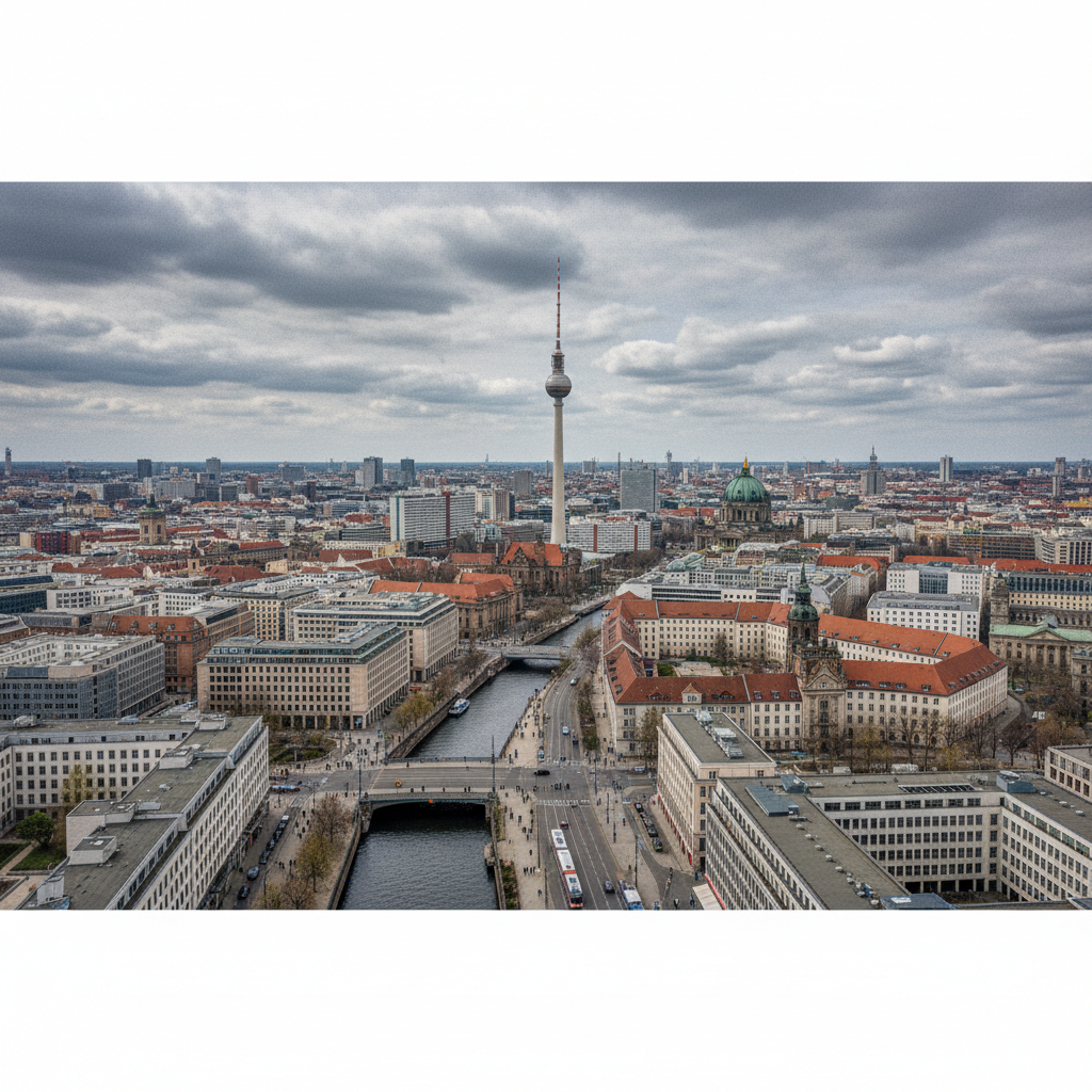 Berlin Wetterupdate: Wolkiger Himmel und 24 Grad Celsius erwarten die Stadt heute