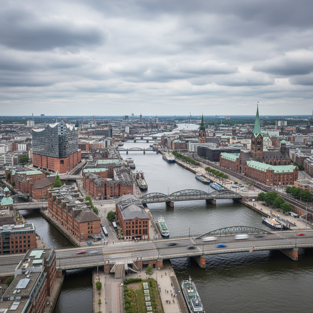 Hamburg: Heute 18°C mit wechselnder Bewölkung erwarten