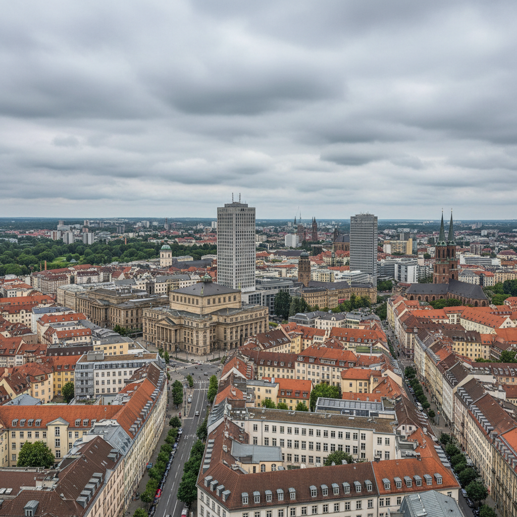 Leipzig heute: Überwiegend bewölkt mit Höchstwerten von 23 Grad