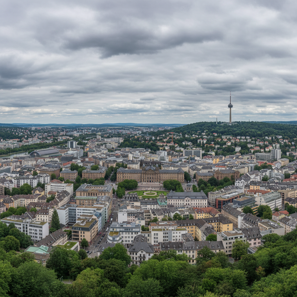 Stuttgart heute: Bewölkter Himmel mit Temperaturen um 16 Grad