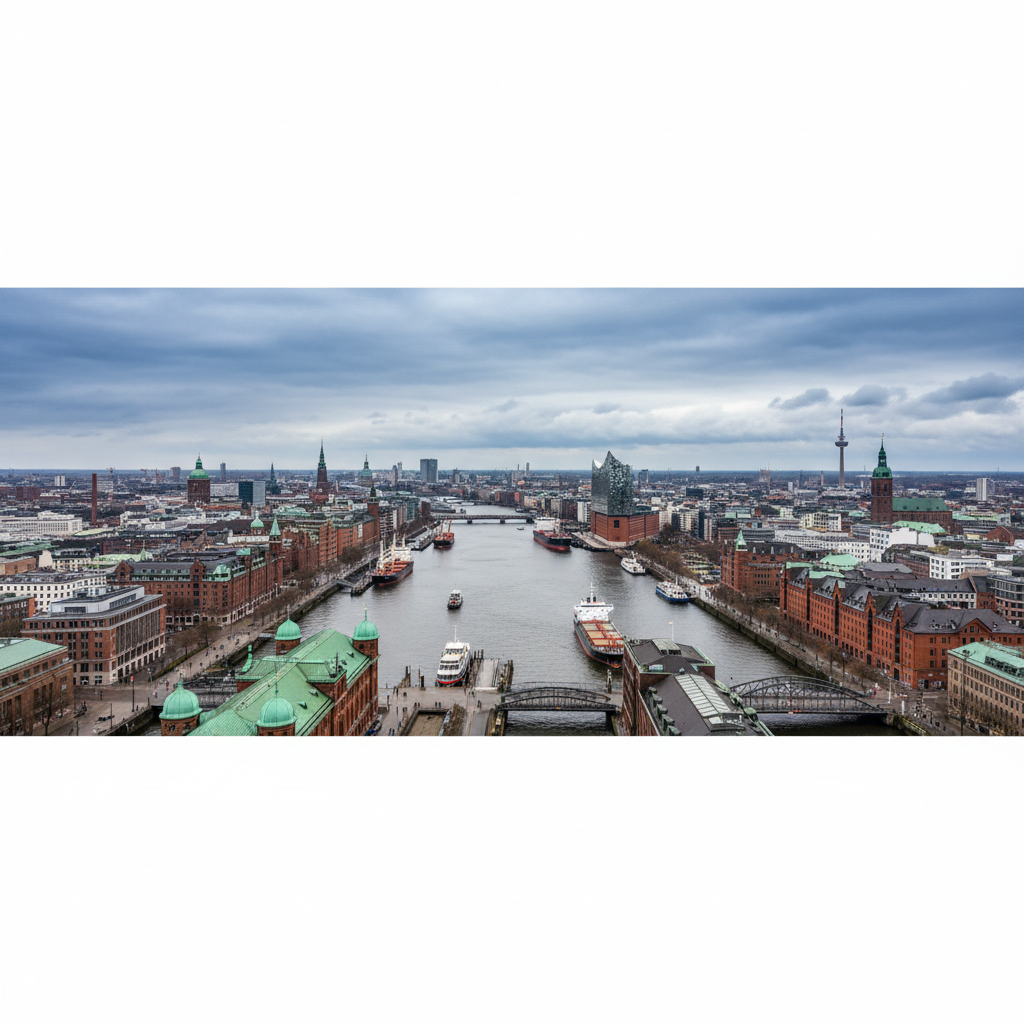 Hamburg genießt heute strahlenden Sonnenschein und angenehme 18 Grad Celsius
