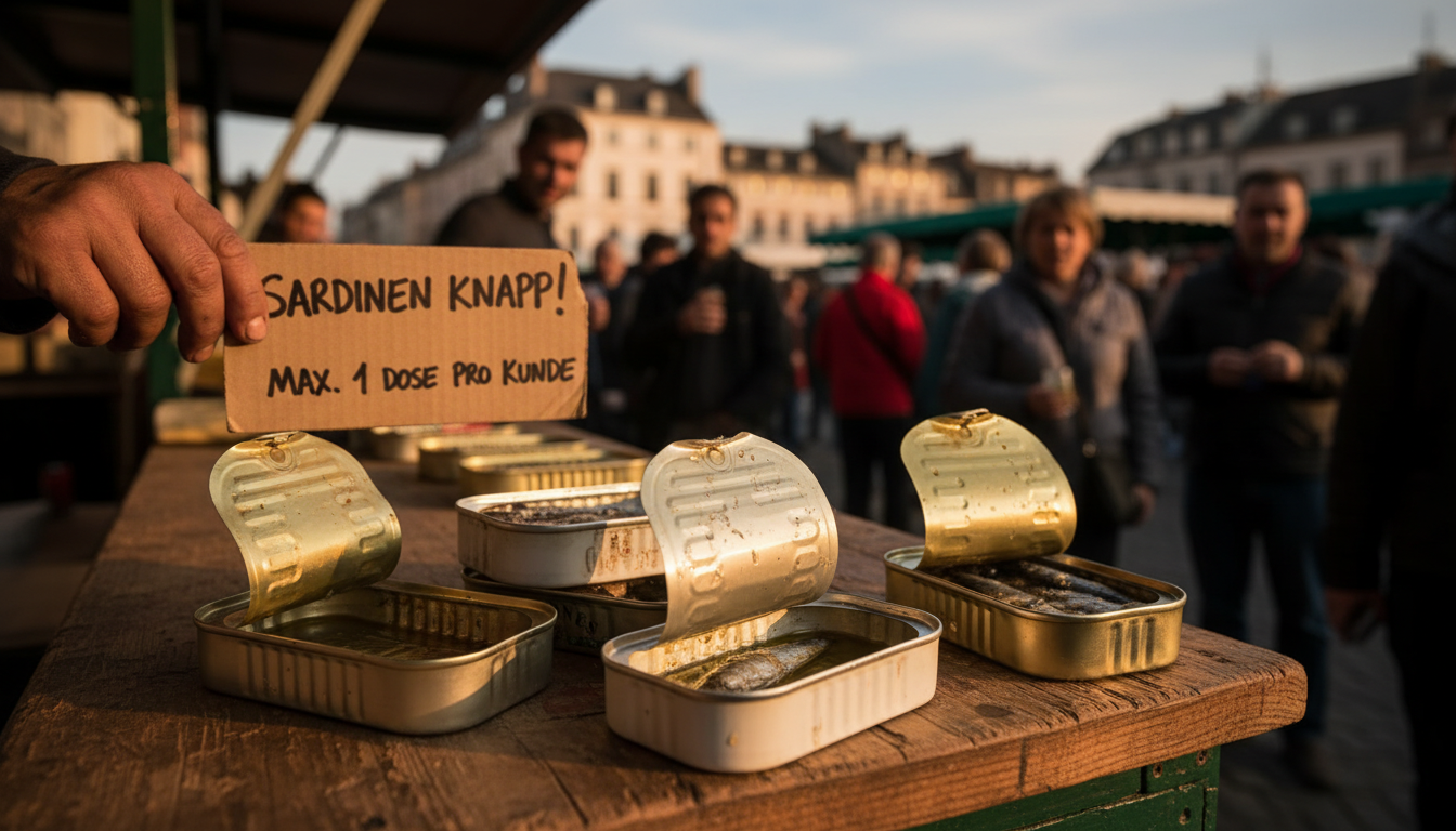 Knappheit bei Sardinen: Auswirkungen auf die Verfügbarkeit in Einzelhandelsgeschäften