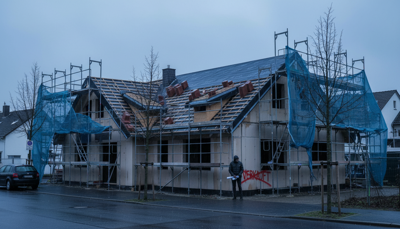 Immobilienmarkt unter Druck: Hohe Bauzinsen bremsen Käufe deutlich