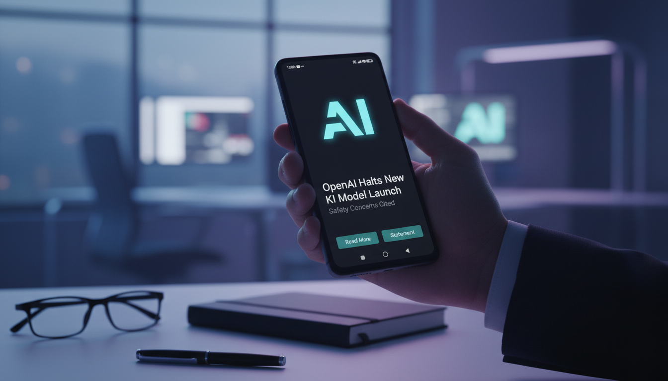 OpenAI sagt Veröffentlichung von neuem KI-Modell aufgrund von Sicherheitsbedenken ab