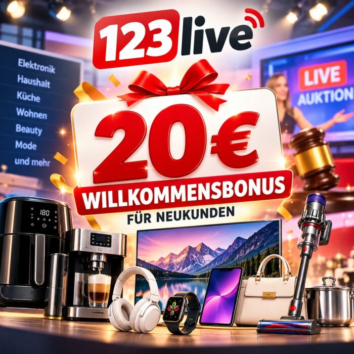 123live lockt Neukunden mit 20 Euro Willkommensbonus: So funktioniert das Angebot