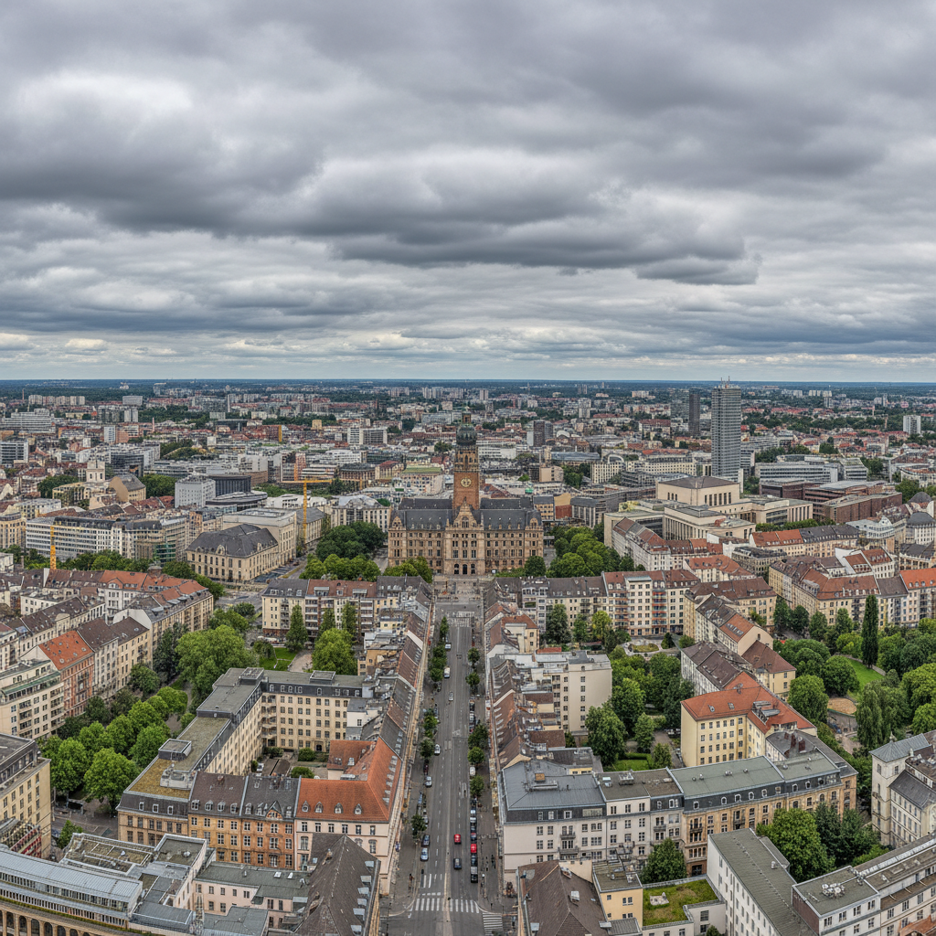 Leipzig heute: 20°C und bewölkter Himmel erwarten die Bewohner