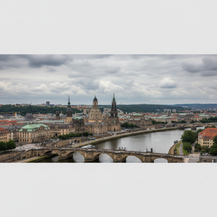 Wetter in Dresden heute: Bedeckt bei 15°C