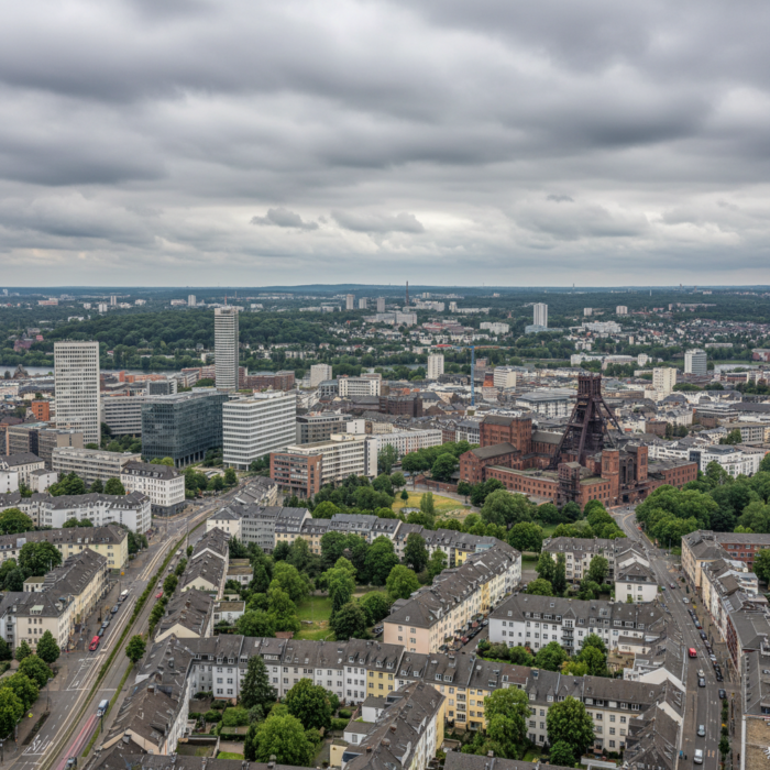 Wetter in Essen heute: Bewölkt bei 21°C