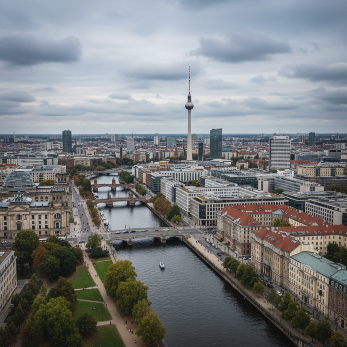 Wetter in Berlin heute: Leichter Regen bei 13°C