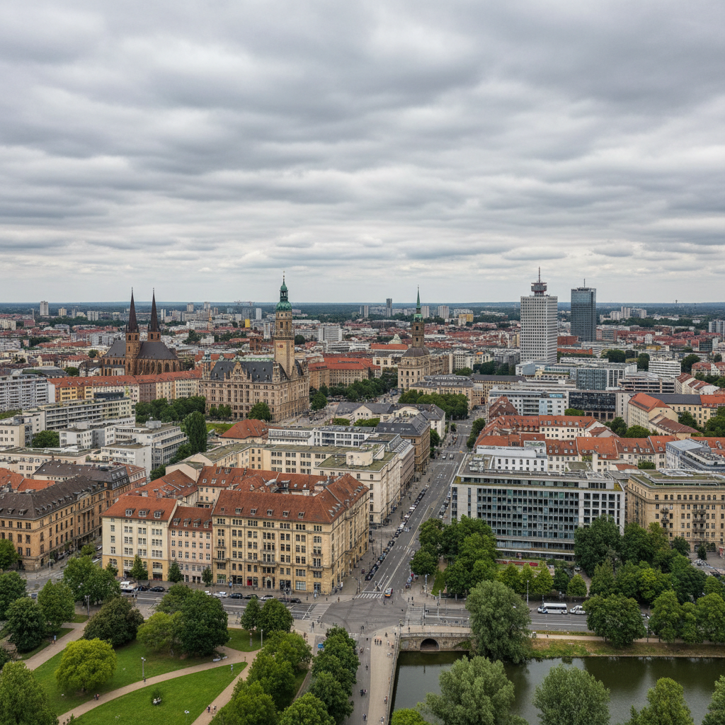 Strahlender Sonnenschein und 22°C erwarten Leipzig heute
