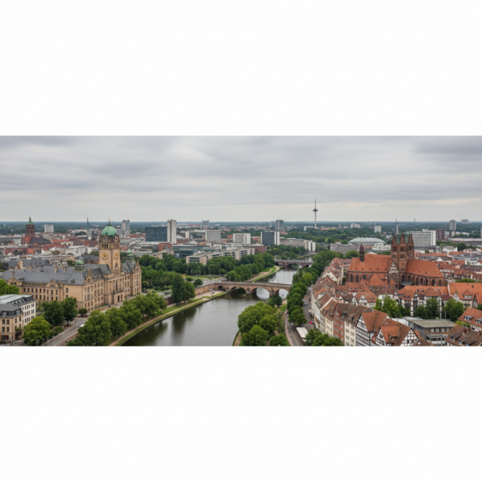 Wetter in Hannover heute: Bedeckt bei 21°C