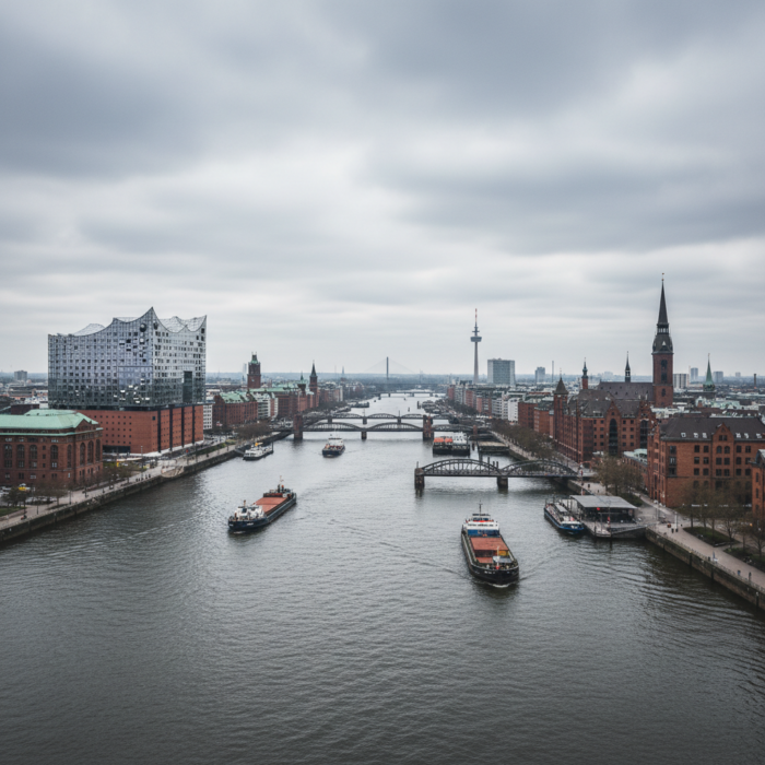 Wetter in Hamburg heute: Bedeckt bei 14°C