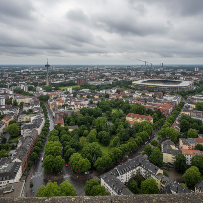 Wetter in Dortmund heute: Vereinzelte Regenschauer in der Nähe bei 14°C