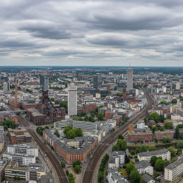 Wetter in Essen heute: Vereinzelte Regenschauer in der Nähe bei 14°C