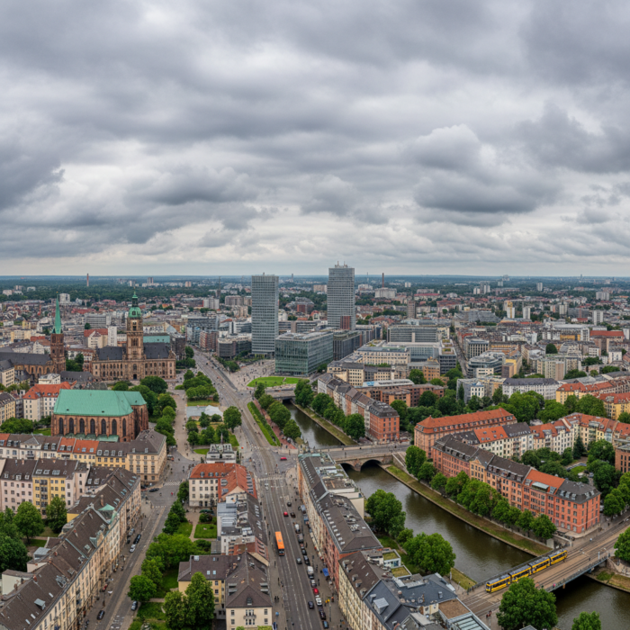 Wetter in Leipzig heute: Bewölkt bei 20°C