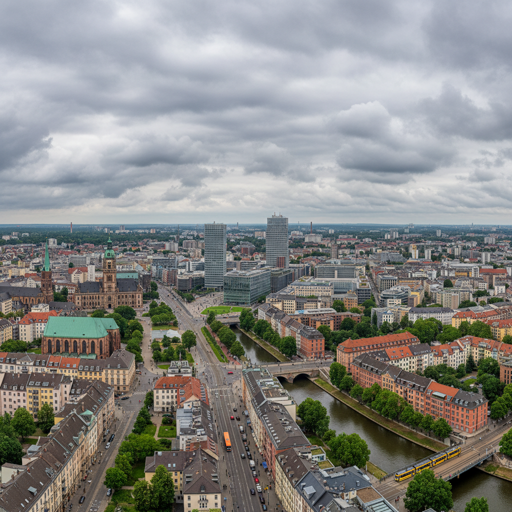 Leipzig heute: 20°C und bewölkter Himmel erwarten uns