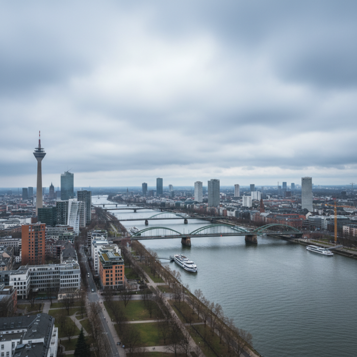 Wetter in Düsseldorf heute: Teilweise bewölkt bei 21°C