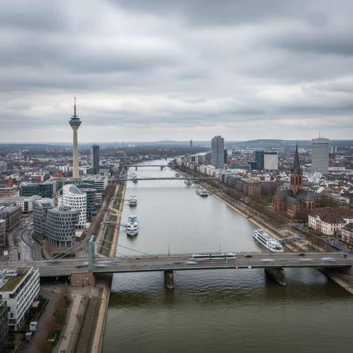 Wetter in Düsseldorf heute: Klar bei 13°C