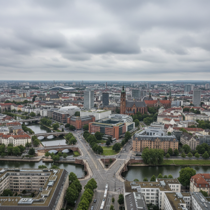 Wetter in Leipzig heute: Bedeckt bei 13°C