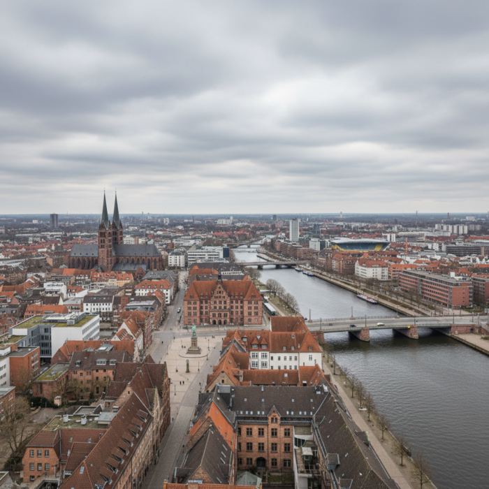 Wetter in Bremen heute: Vereinzelte Regenschauer in der Nähe bei 14°C