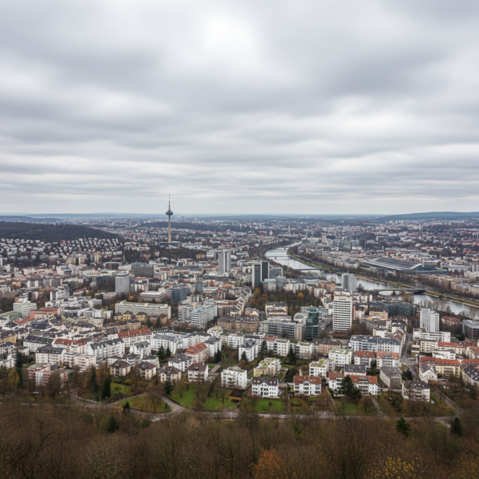 Wetter in Stuttgart heute: Bedeckt bei 14°C