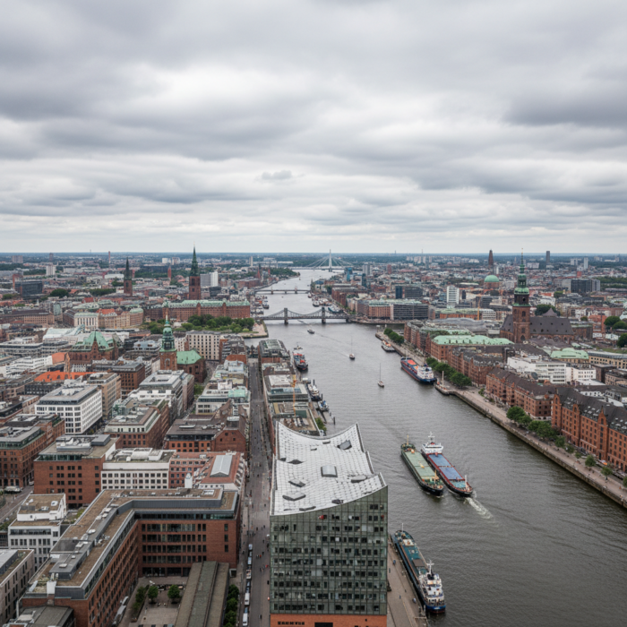 Wetter in Hamburg heute: Gewitter in der Nähe bei 13°C