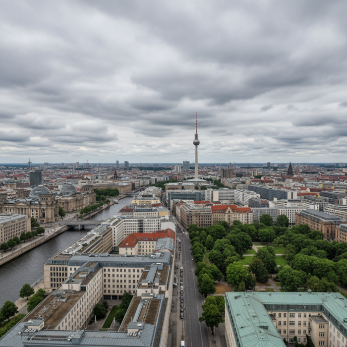 Wetter in Berlin heute: Bedeckt bei 22°C