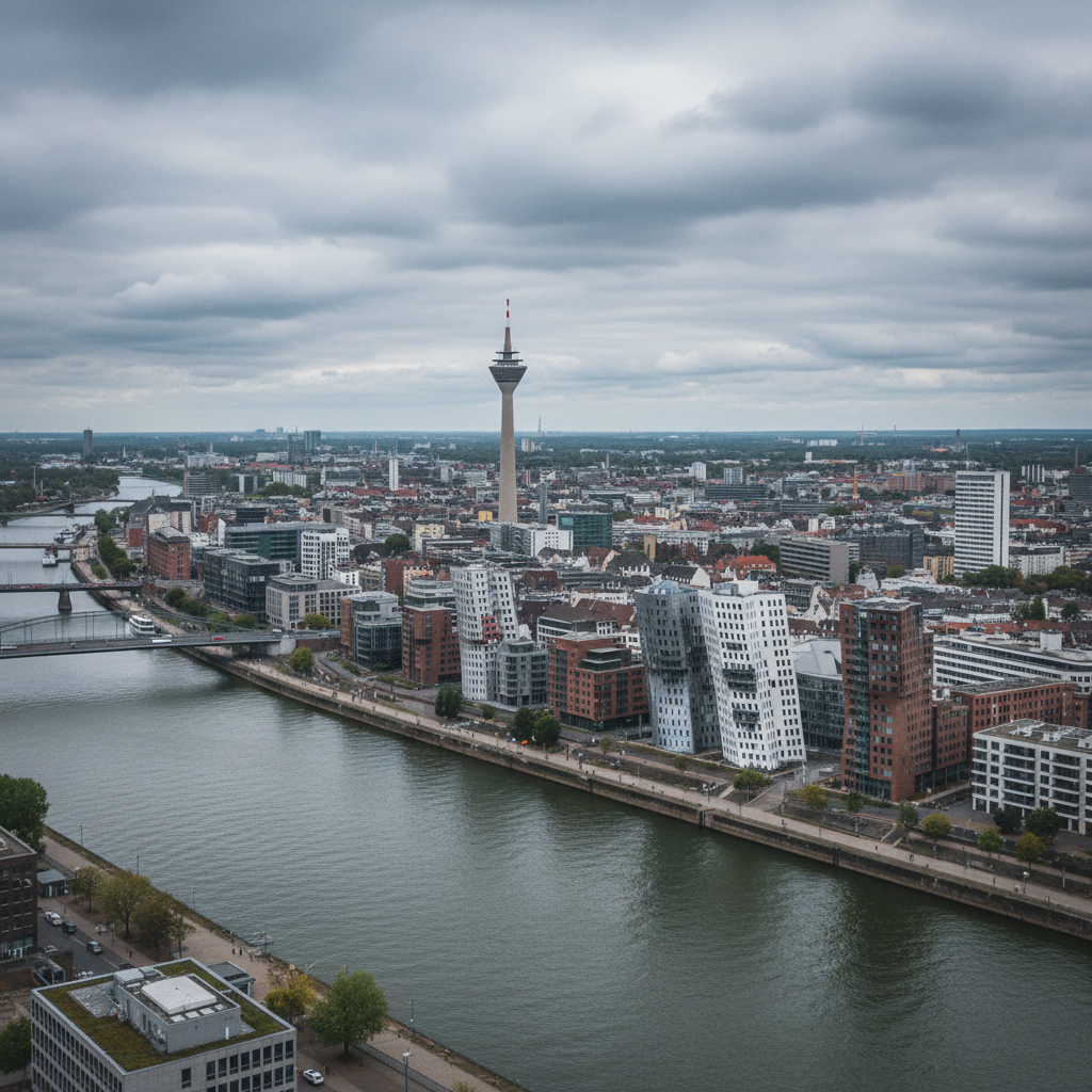 Düsseldorf erlebt heute strahlenden Sonnenschein und angenehme 22°C