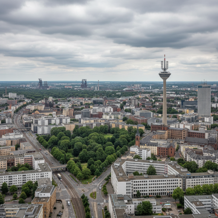 Wetter in Dortmund heute: Bedeckt bei 21°C