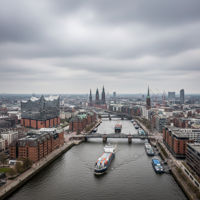 Wetter in Hamburg heute: Bedeckt bei 17°C