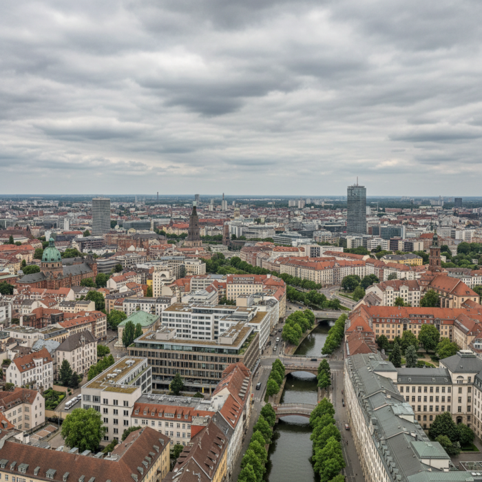 Wetter in Leipzig heute: Teilweise bewölkt bei 22°C
