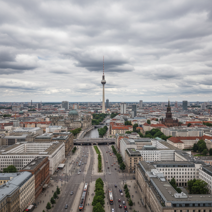 Wetter in Berlin heute: Bedeckt bei 15°C