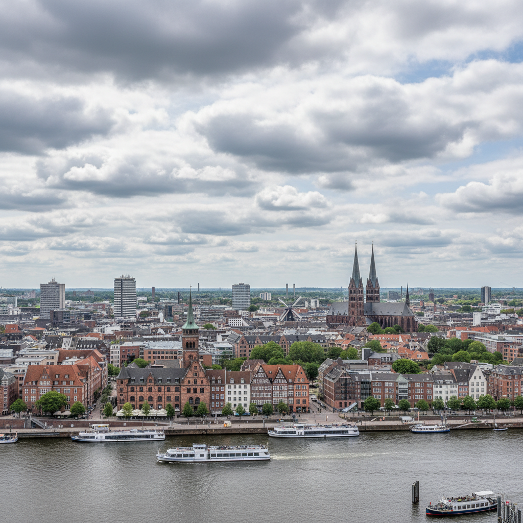 Sonniges Wetter in Bremen: Temperaturen erreichen angenehme 20°C