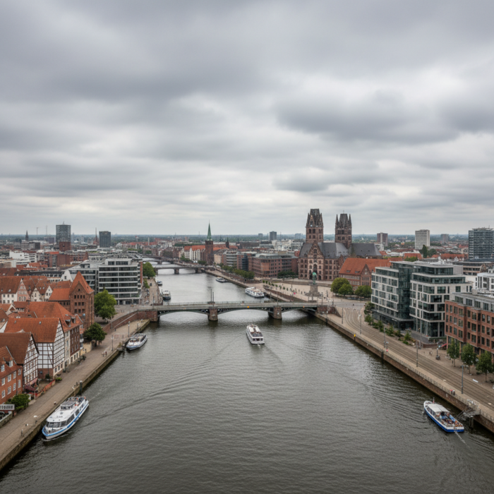 Wetter in Bremen heute: Leichter Nieselregen bei 16°C