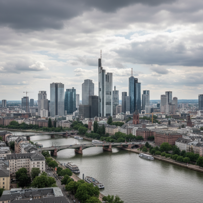 Wetter in Frankfurt am Main heute: Bewölkt bei 22°C