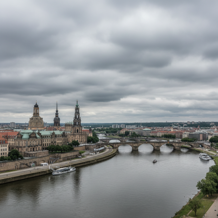 Wetter in Dresden heute: Vereinzelte Regenschauer in der Nähe bei 15°C