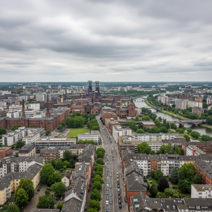 Wetter in Essen heute: Bedeckt bei 16°C
