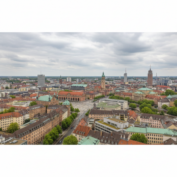 Wetter in Leipzig heute: Bedeckt bei 14°C