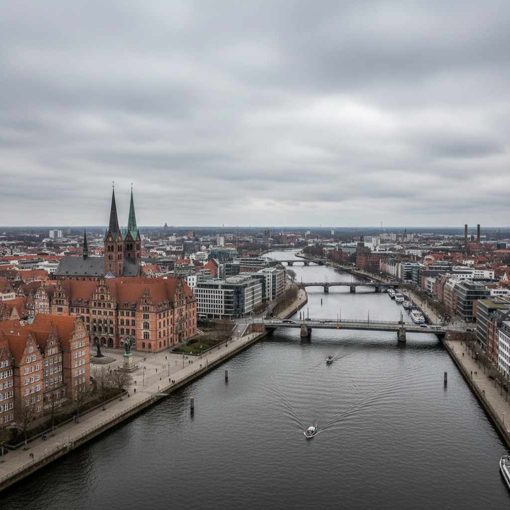 Bremen heute: Dicker Nebel und angenehme 19°C erwarten die Stadt