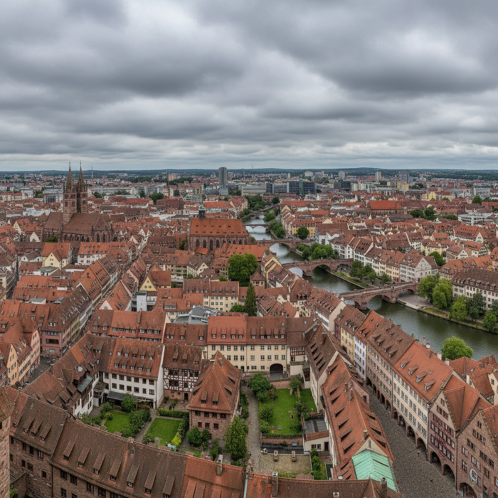 Wetter in Nürnberg heute: Teilweise bewölkt bei 23°C
