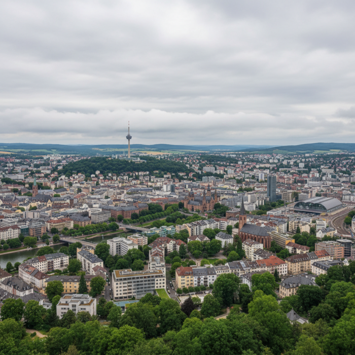 Wetter in Stuttgart heute: Teilweise bewölkt bei 21°C